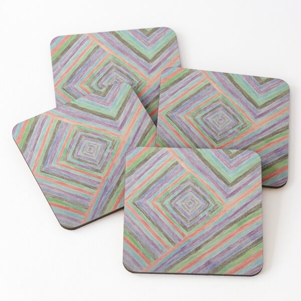 Item preview, Infinite Corners – Pastel Geometry designed and sold by WildCosmos.