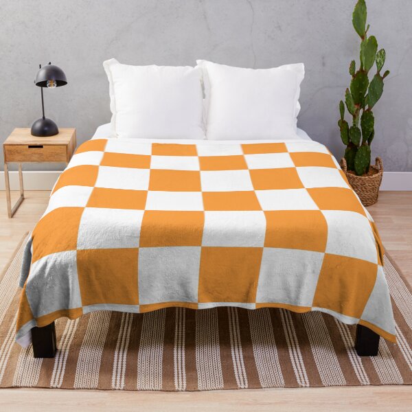 Item preview, Orange and White Checkered Pattern designed and sold by Designs by IMA.