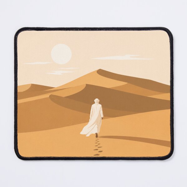 Item preview, Desert Wanderer | Minimalist Dune Art Print designed and sold by VariusDesigns.