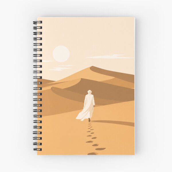 Item preview, Desert Wanderer | Minimalist Dune Art Print designed and sold by VariusDesigns.
