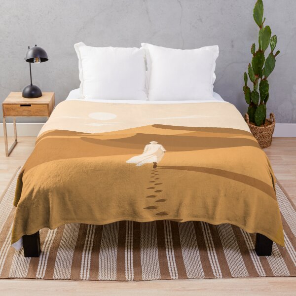 Item preview, Desert Wanderer | Minimalist Dune Art Print designed and sold by VariusDesigns.