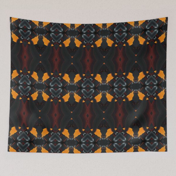 Item preview, Dark Ember Tech Pattern designed and sold by ScreenPin.