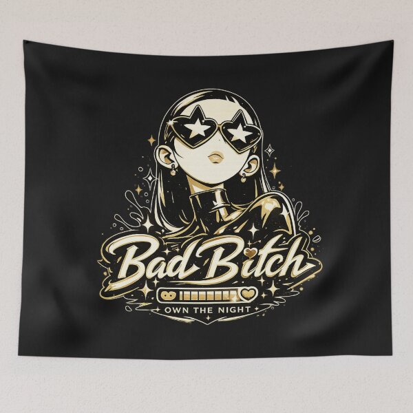 Item preview, Bad B*tch Urban Aesthetic – Premium Streetwear Graffiti Art designed and sold by ANIKO STORE.