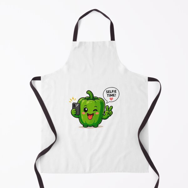 Item preview, Cute Pepper Selfie Cartoon designed and sold by Krincydigitalart.