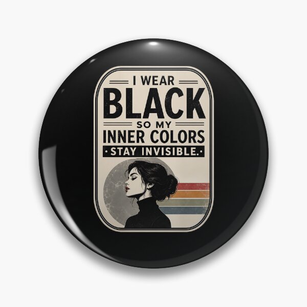 Item preview, I Wear Black On Purpose designed and sold by FreshPixelArt.