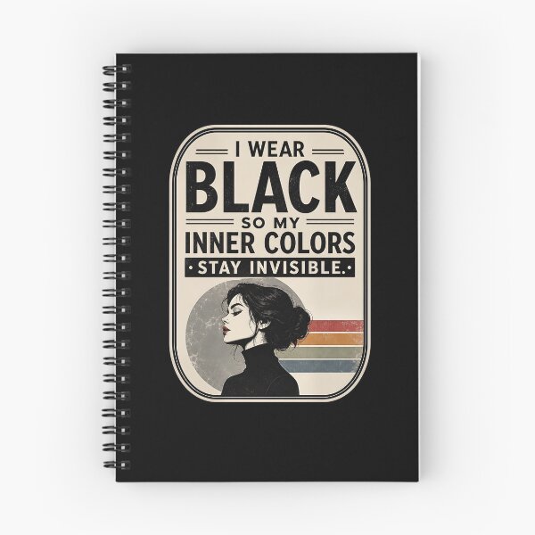 Item preview, I Wear Black On Purpose designed and sold by FreshPixelArt.