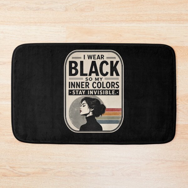 Item preview, I Wear Black On Purpose designed and sold by FreshPixelArt.