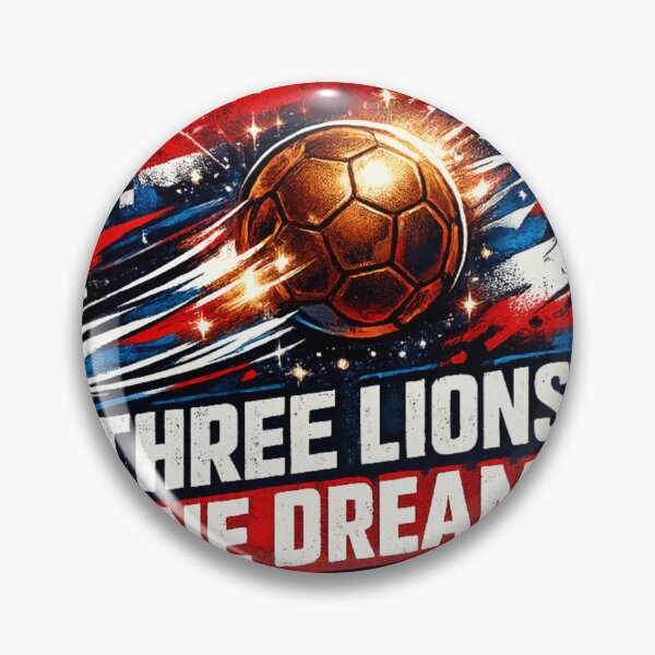 Item preview, England World Cup Streetwear Football Design | Three Lions One Dream | England Fan Tee designed and sold by bazstees54.