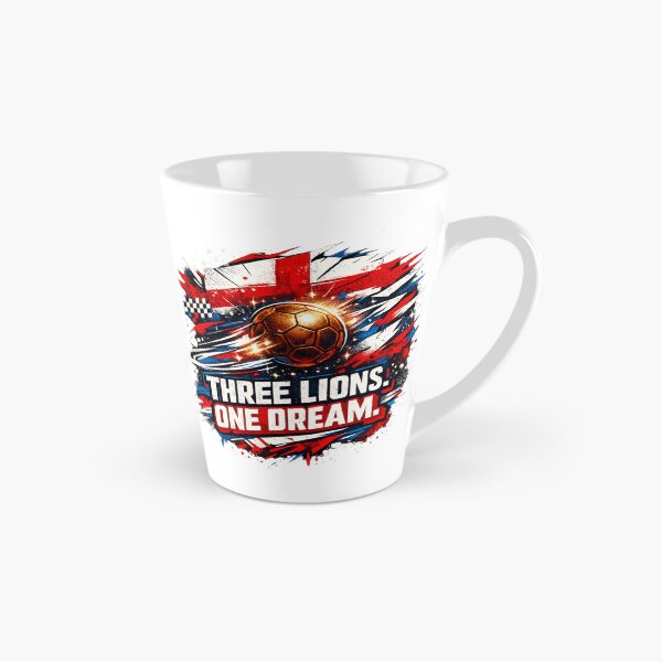 Item preview, England World Cup Streetwear Football Design | Three Lions One Dream | England Fan Tee designed and sold by bazstees54.