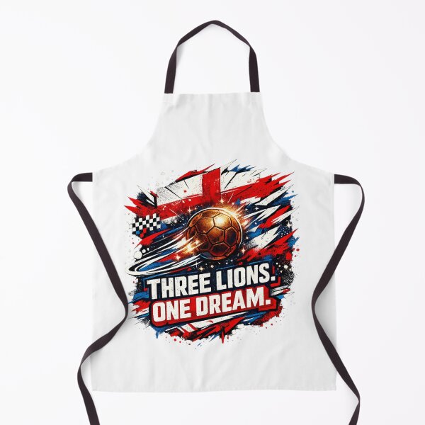 Item preview, England World Cup Streetwear Football Design | Three Lions One Dream | England Fan Tee designed and sold by bazstees54.