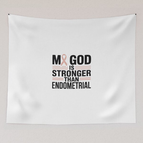 Item preview, my god is stronger than endometrial  designed and sold by jkrphoto.