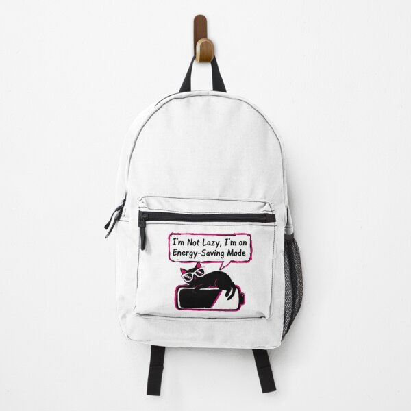 Item preview, I'm Not Lazy I'm on Energy Saving Mode Funny Cat designed and sold by XYZ LAB by Jesuperman.