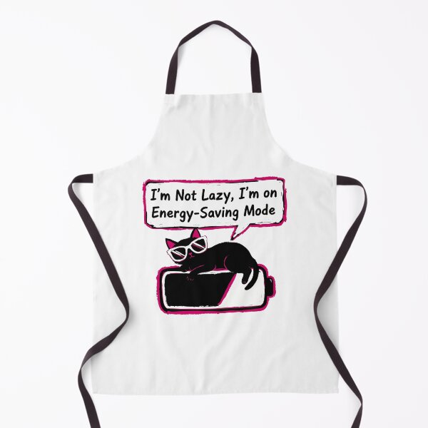 Item preview, I'm Not Lazy I'm on Energy Saving Mode Funny Cat designed and sold by XYZ LAB by Jesuperman.