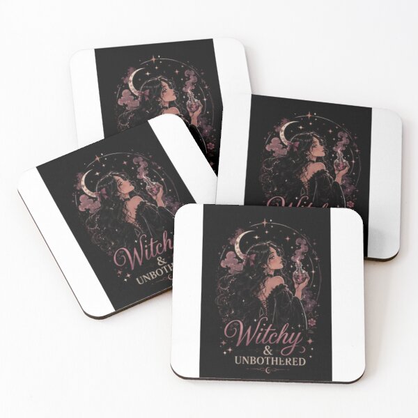 Item preview, Cute Witch Girl Aesthetic | Witchcore Dark Feminine Cartoon Art designed and sold by AeraArts.