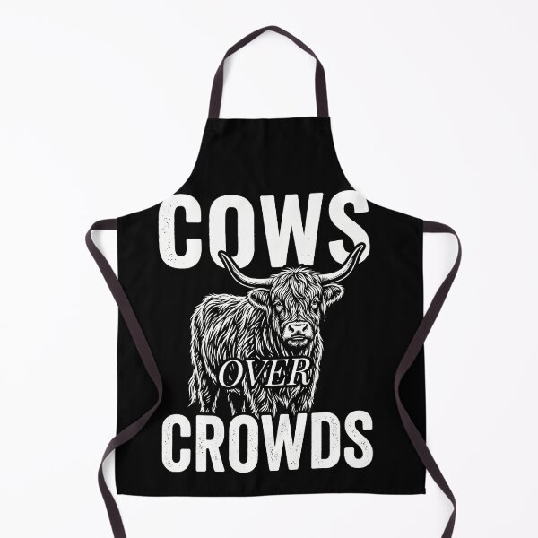 Item preview, Cows Over Crowds Highland Cow Animal Lover Introvert Farm Life designed and sold by SofenArt.