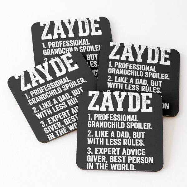 Item preview, Zayde 1. Professional Grandchild Spoiler. 2. Like A Dad, But With Less Rules. 3. Expert Advice Giver, Best Person In The World. Grandfather Jewish Grandparent Gift designed and sold by SofenArt.