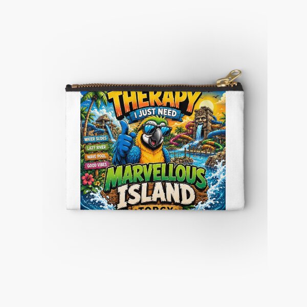 Item preview, Marvellous Island Torcy Waterpark T-Shirt – Funny Vacation Parrot Graphic Tee | Summer Travel Theme Park Shirt designed and sold by Sushikidsntoddlers.
