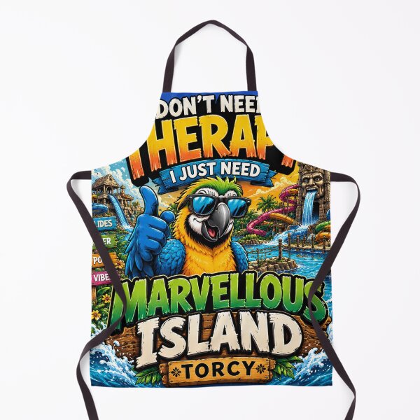 Item preview, Marvellous Island Torcy Waterpark T-Shirt – Funny Vacation Parrot Graphic Tee | Summer Travel Theme Park Shirt designed and sold by Sushikidsntod.