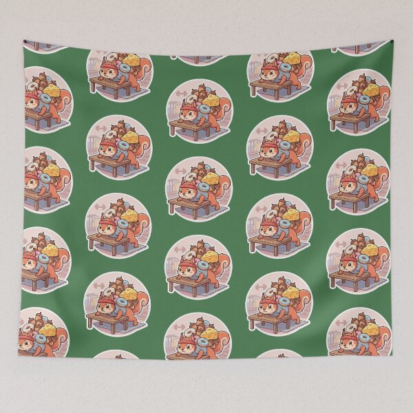 Item preview, Cheat Day Squirrel Funny Fitness Gym Fail designed and sold by SoftAuraStudi0.