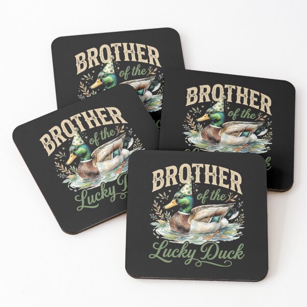 Item preview, Brother Of The Lucky Duck Sibling Birthday Animal Gift designed and sold by SofenArt.