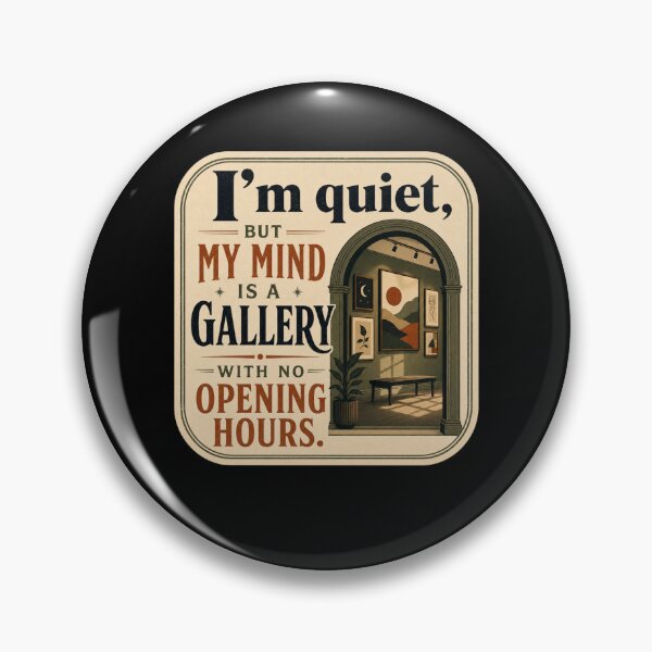 Item preview, Quiet Mind Is a Gallery designed and sold by FreshPixelArt.
