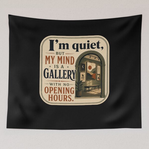 Item preview, Quiet Mind Is a Gallery designed and sold by FreshPixelArt.