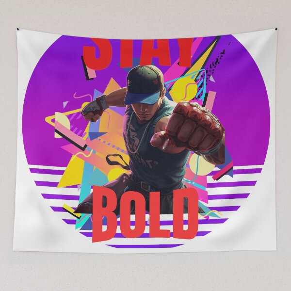 Item preview, Stay Bold Retro 80s Synthwave Fighter designed and sold by GraphixByHub.