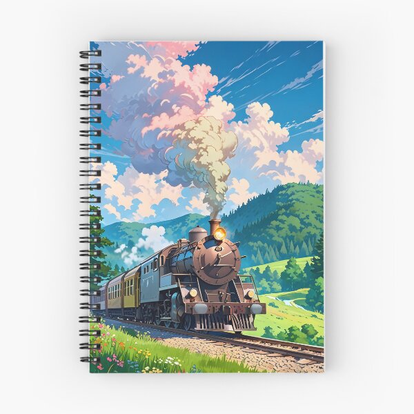Item preview, Vintage Steam Train Traversing a Picturesque Landscape designed and sold by Jo Art.