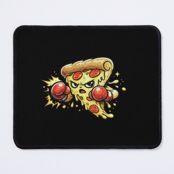 Item preview, Angry Pizza Slice in Boxing Gloves Fighting Stance – Bold Vivid Cartoon Illustration designed and sold by OnPointOutfits.