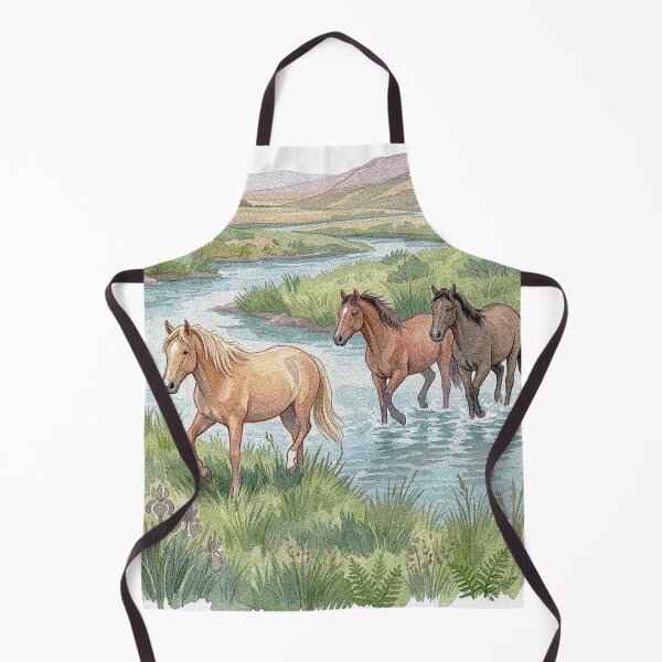 Item preview, Vintage Wild Horses Shirt Retro Western Graphic Tee Nature Lover Cowboy Aesthetic Landscape Shirt designed and sold by LessIsLoud.