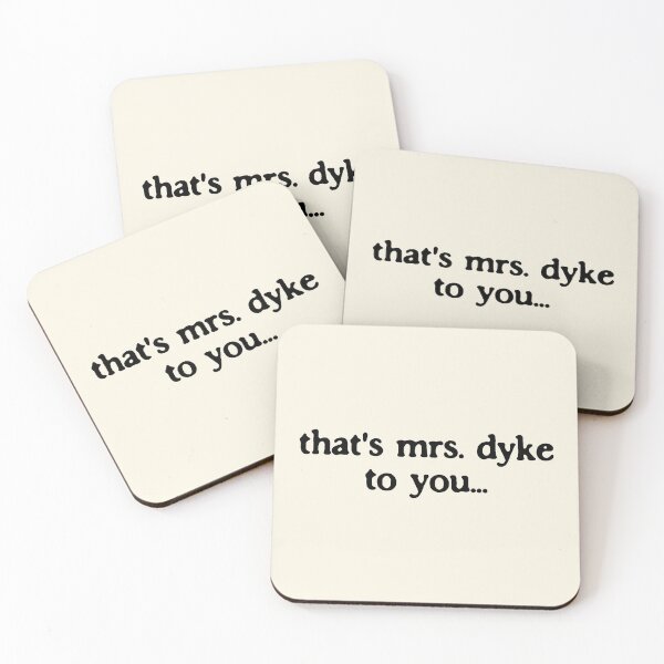 Item preview, Funny Lesbian Joke Married Dyke (black) designed and sold by TackyTime.