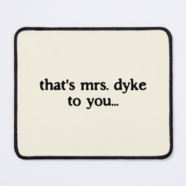 Item preview, Funny Lesbian Joke Married Dyke (black) designed and sold by TackyTime.