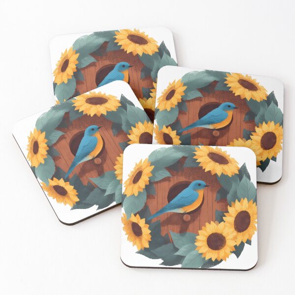 Item preview, Cozy Birdhouse Bluebird designed and sold by pumsquare.