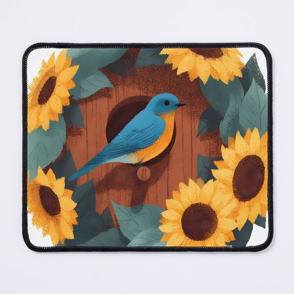 Item preview, Cozy Birdhouse Bluebird designed and sold by pumsquare.