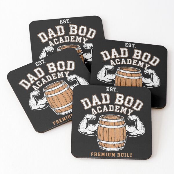 Item preview, Dad Bod Academy Premium Built Funny Beer Barrel designed and sold by TeNovaStudio.