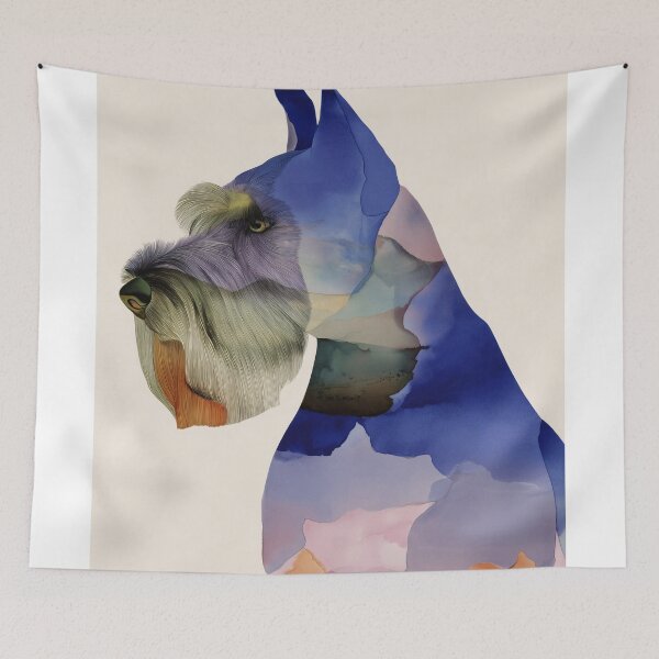 Item preview, Colorful Schnauzer Profile designed and sold by lautir.