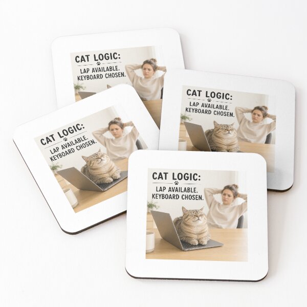 Item preview, Cat Logic Lap Available Keyboard Chosen designed and sold by LovelyCatGalaxy.