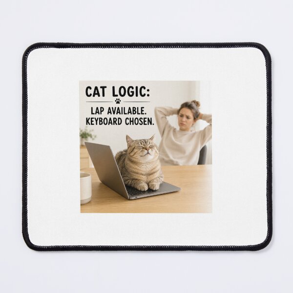 Item preview, Cat Logic Lap Available Keyboard Chosen designed and sold by LovelyCatGalaxy.