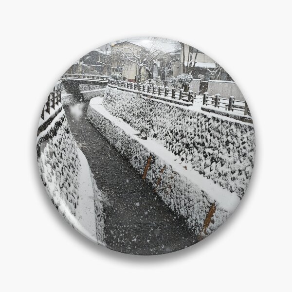 Item preview, A snowy canal in Japan! designed and sold by VOODesigns.
