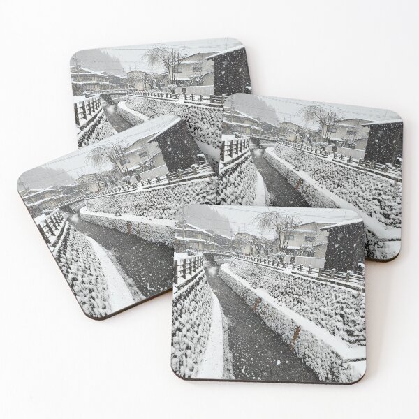 Item preview, A snowy canal in Japan! designed and sold by VOODesigns.