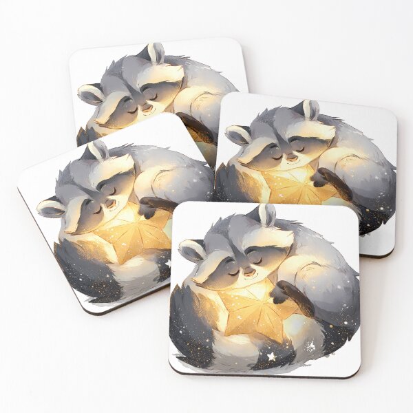 Item preview, Lantern Glow Raccoon designed and sold by pumsquare.