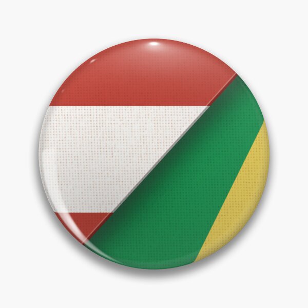 Item preview, Flags of Austria and Congo-Brazzaville. Austrian and Congolese flags. 3D illustration. Double flag on textured background. Two Flags Together designed and sold by Decoriolus.