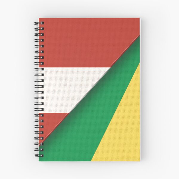 Item preview, Flags of Austria and Congo-Brazzaville. Austrian and Congolese flags. 3D illustration. Double flag on textured background. Two Flags Together designed and sold by Decoriolus.