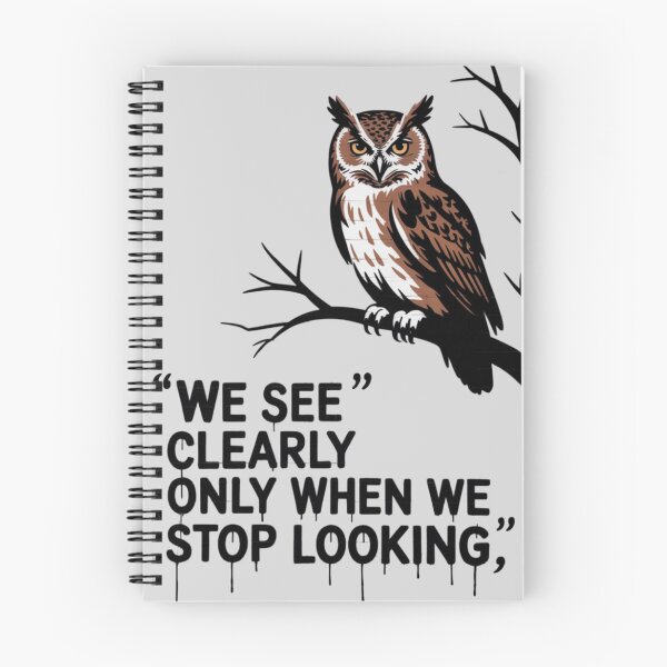 Item preview, Banksy Owl - We see clearly only when we stop looking designed and sold by 123ks.