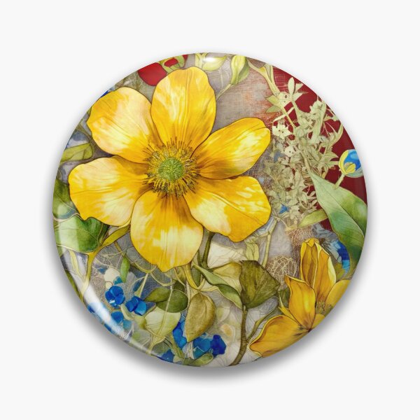 Item preview, Abstract Floral on Silk.. designed and sold by ©Janis Zroback.