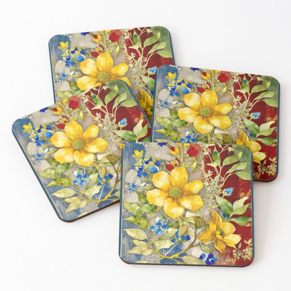 Item preview, Abstract Floral on Silk.. designed and sold by ©Janis Zroback.
