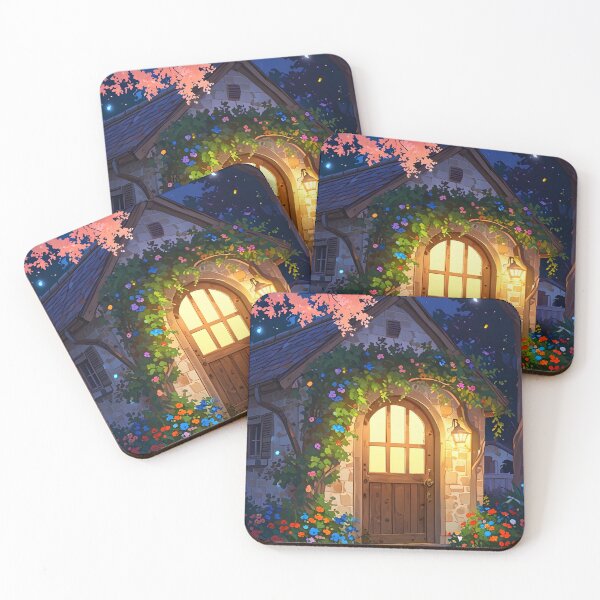 Item preview, Cozy Cottage Under the Stars designed and sold by Jo Art.