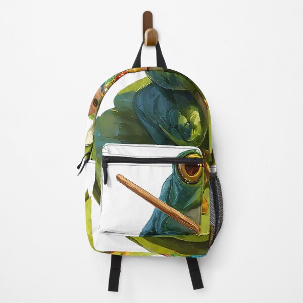 Item preview, Lotus Leaf Artist Frog designed and sold by pumsquare.