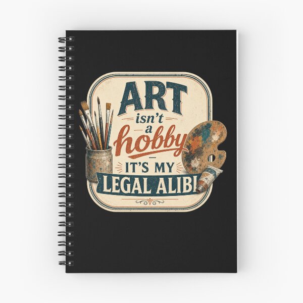 Item preview, Art Is My Legal Alibi designed and sold by FreshPixelArt.
