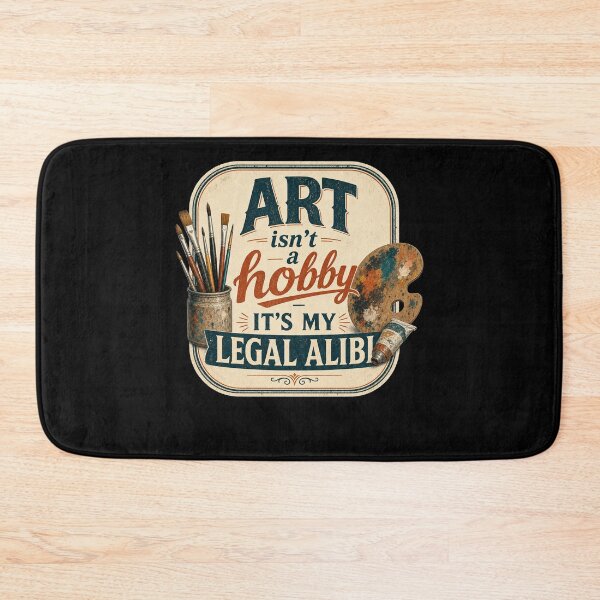 Item preview, Art Is My Legal Alibi designed and sold by FreshPixelArt.